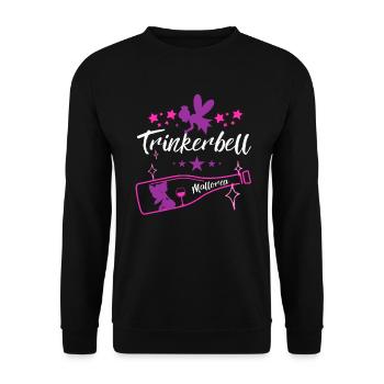 Trinkerbell Mallorca - Unisex Pullover - Schwarz - Vorne - Alina (178cm) & Michal (187cm)