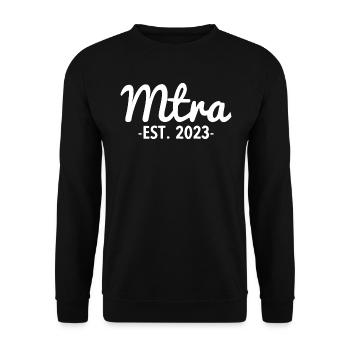 MTRA Medizinisch-Technischer Radiologie Mta - Unisex Pullover - Schwarz - Vorne - Alina (178cm) & Michal (187cm)