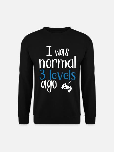 Videospiele Humor-Level - Unisex Pullover - Schwarz