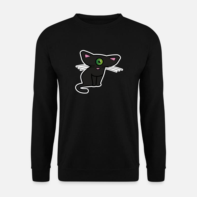 Happy Halloween: Cat - Unisex Sweatshirt - black