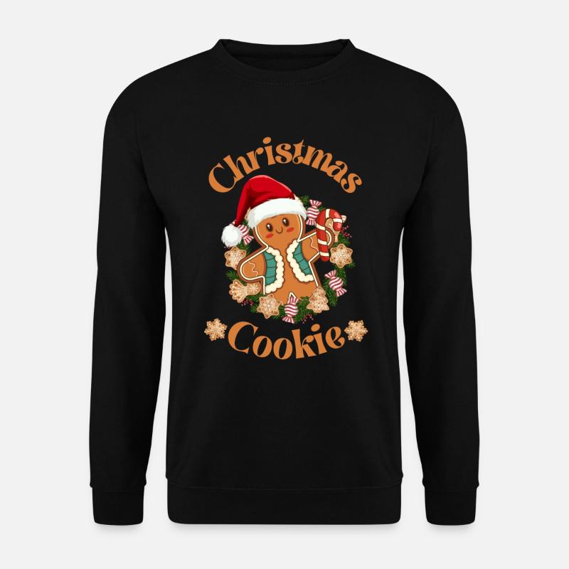 Weihnachtsplätzchen - Unisex Pullover - Schwarz