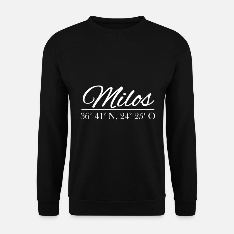 Milos coordonne la conception - Sweat-shirt Unisexe - noir