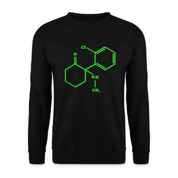 Ketamin - Unisex Pullover - Schwarz - Vorne - Alina (178cm) & Michal (187cm)