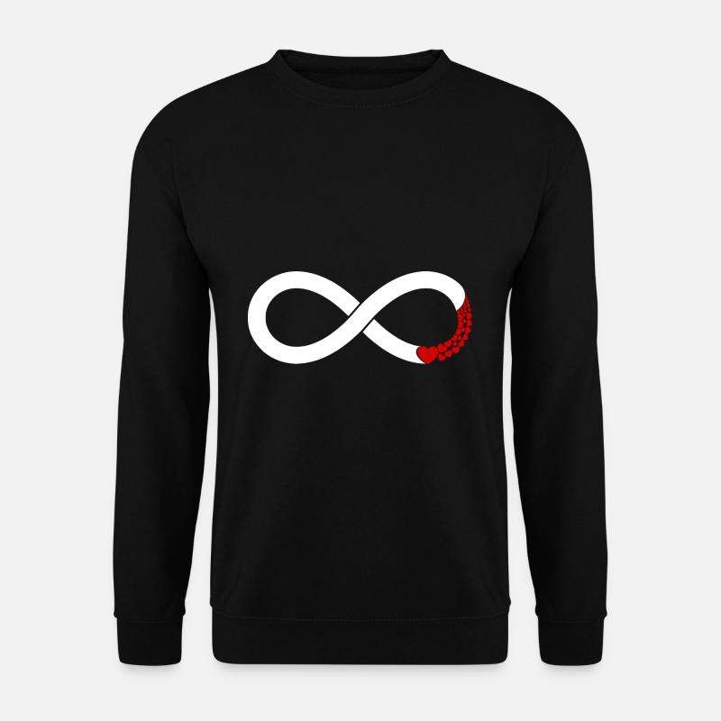 Infinity Love - Unisex Pullover - Schwarz