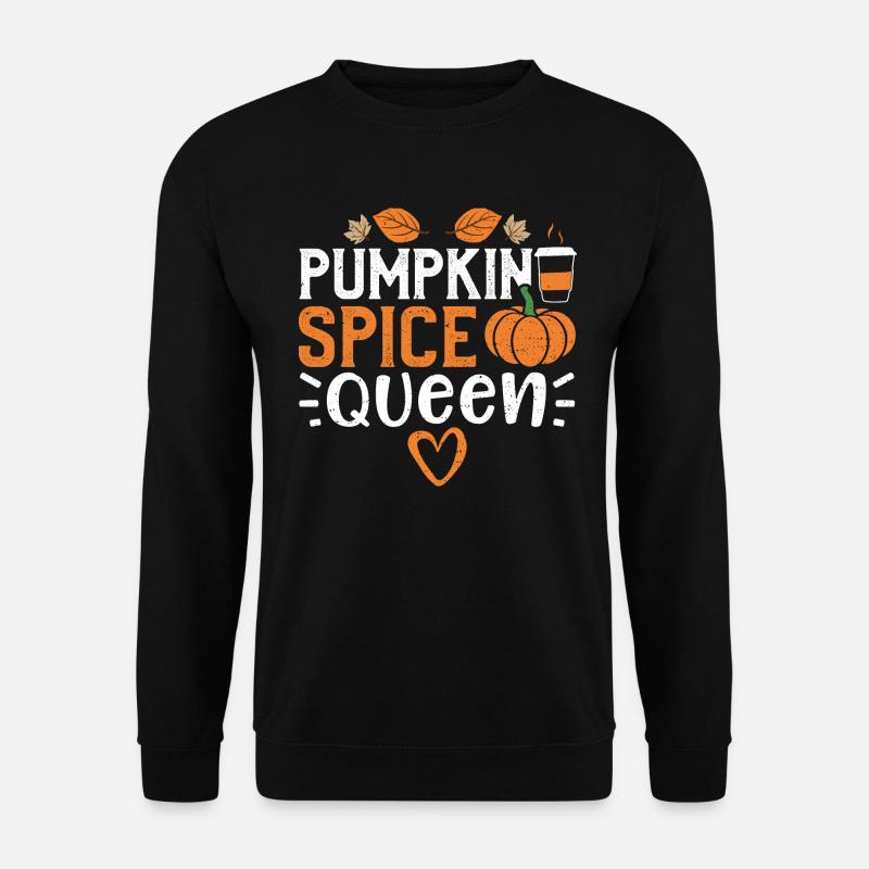 Pumpkin Spice Queen - pumpkin - Unisex Sweatshirt - black