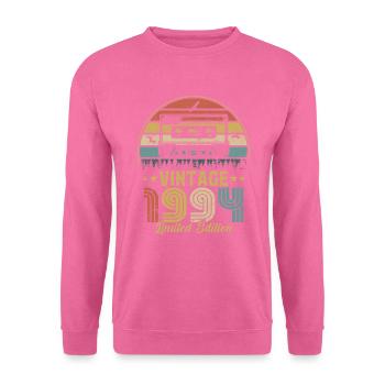 Cassette vintage 1994 - Sweat-shirt Unisexe - rose - Devant