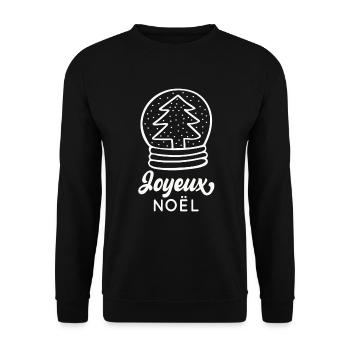 Joyeux Noël - Sweat-shirt Unisexe - noir - Devant - Alina (178cm) & Michal (187cm)