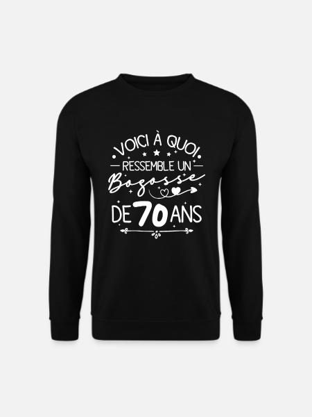 Voici à quoi ressemble un bogosse de 70 ans - Sweat-shirt Unisexe - noir