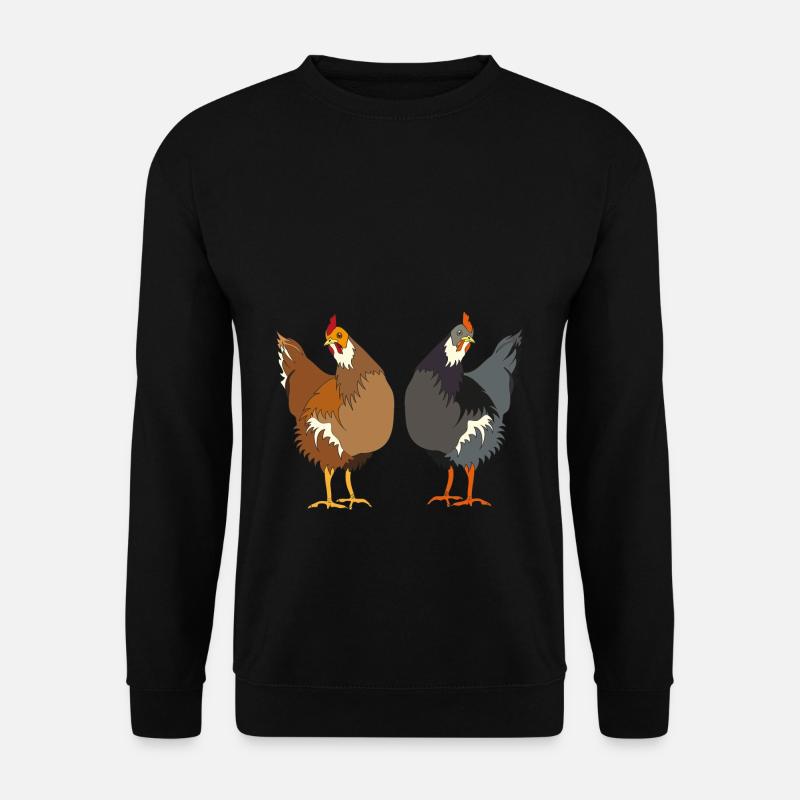 Huehner - Unisex Pullover - Schwarz