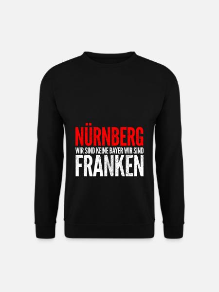 Wir sind keine Bayern wir sind FRANKEN - Unisex Pullover - Schwarz
