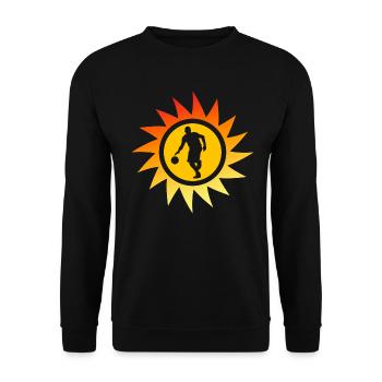 slam dunk de basket-ball joueur de basket rebond - Sweat-shirt Unisexe - noir - Devant - Alina (178cm) & Michal (187cm)