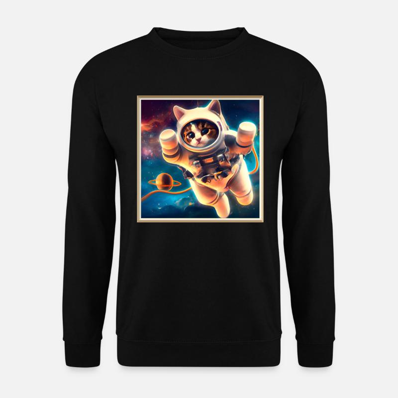 Space Kitty - Unisex Sweatshirt - black