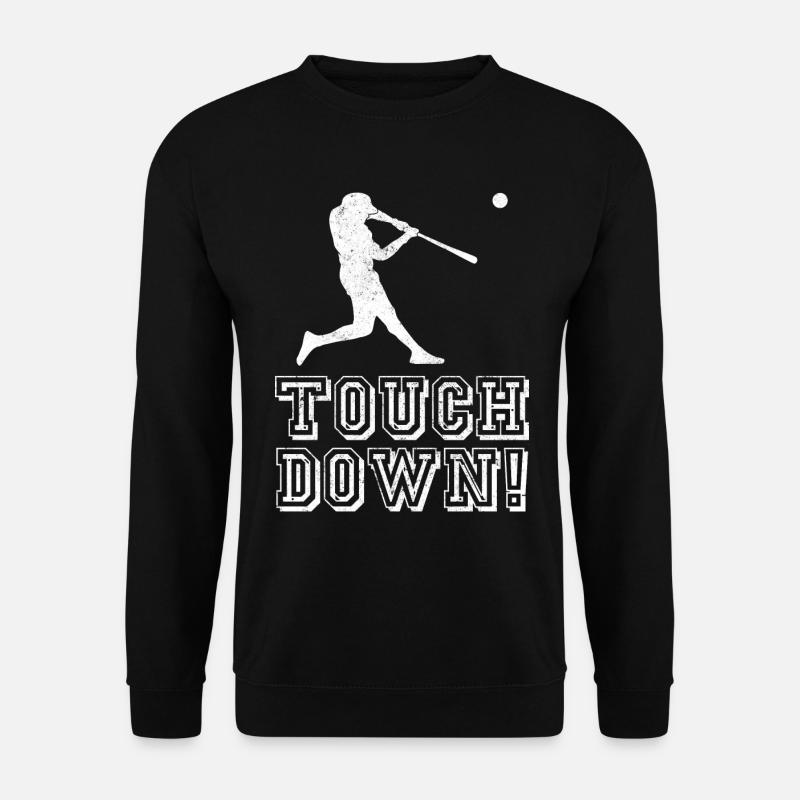Touch Down Touchdown Baseball - Unisex Sweatshirt - black
