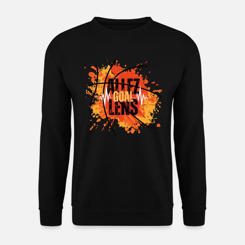 Unterstützer der Fußballmannschaft von Lens - Unisex Pullover - Schwarz