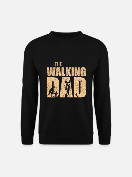 The Walking Dad Geschenk - Unisex Pullover - Schwarz