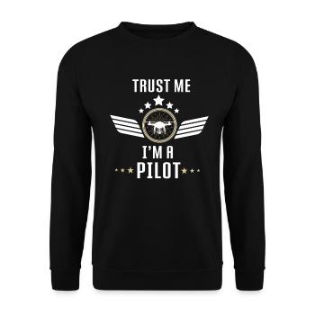 Drone Drone Pilote Drones quadcopter drone - Sweat-shirt Unisexe - noir - Devant - Alina (178cm) & Michal (187cm)
