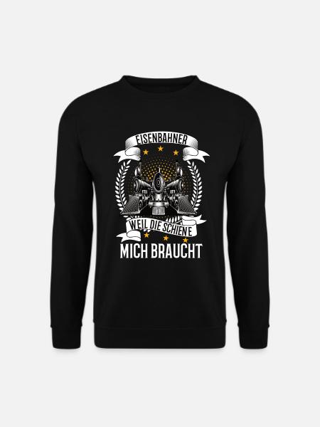 Modellbahn Eisenbahn Modelleisenbahn Modellbauer - Unisex Pullover - Schwarz