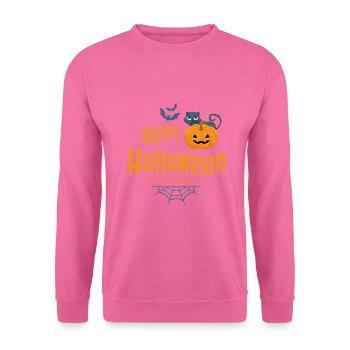 Frohes Halloween, Süßes oder Saures - Unisex Pullover - Pink - Vorne