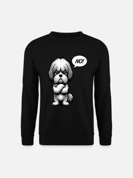 Pas de Shih tzu Shih tzu Propriétaire du Shih tzu - Sweat-shirt Unisexe - noir