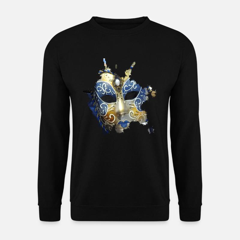 Masque pour chaque bal masqué au Carnaval de Venise - Sweat-shirt Unisexe - noir