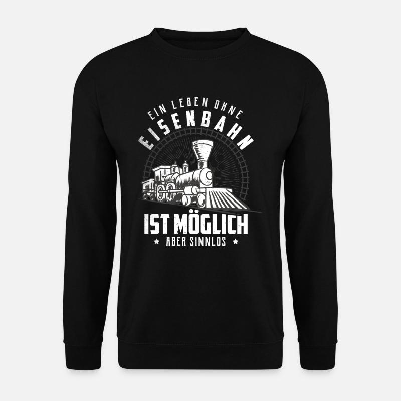 Zug - Unisex Pullover - Schwarz