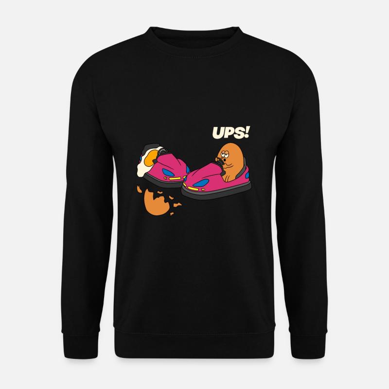 Eier reitstoß auto geschenk - Unisex Pullover - Schwarz