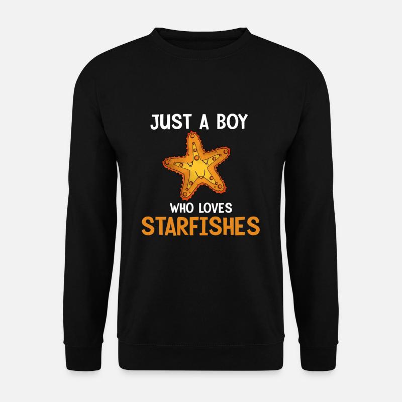 Seestern - Unisex Pullover - Schwarz
