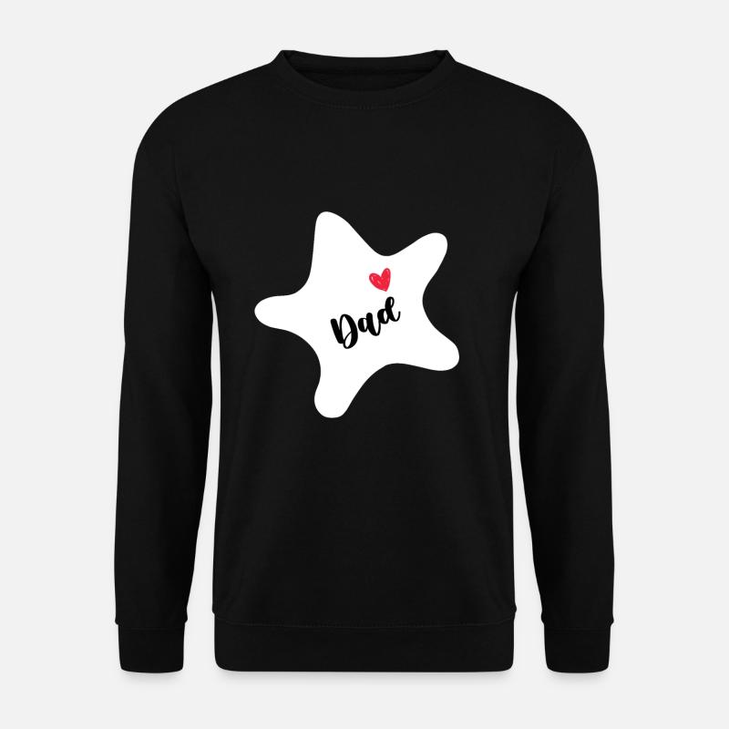 Seestern - Unisex Pullover - Schwarz