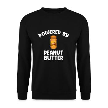 Erdnussbutter Peanut Butter Marmelade Geschenk - Unisex Pullover - Schwarz - Vorne - Alina (178cm) & Michal (187cm)