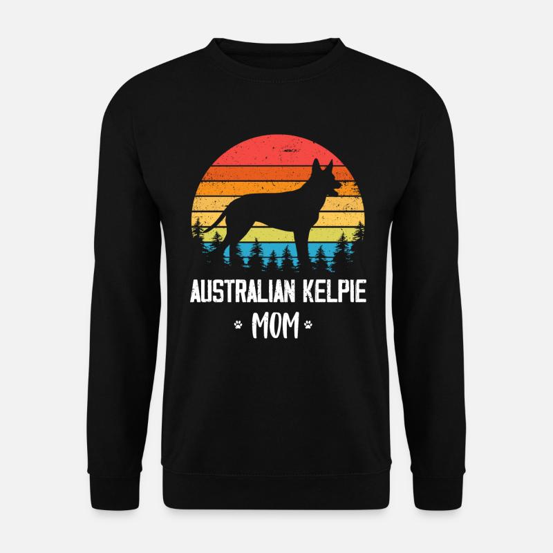 Maman Kelpie australienne - Sweat-shirt Unisexe - noir