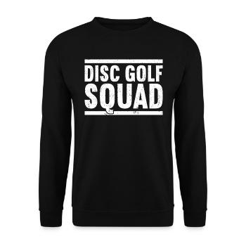 Disc Golf - Unisex Sweatshirt - black - Front - Alina (178cm) & Michal (187cm)