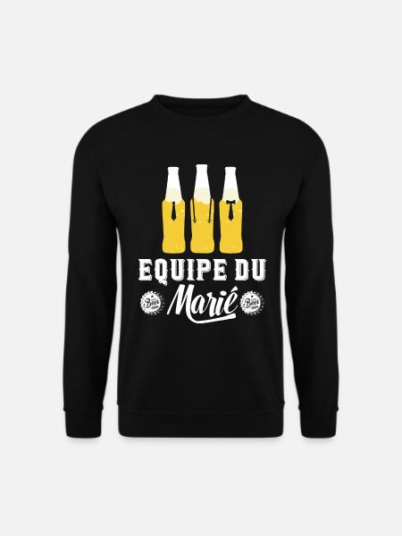 Junggesellenabschied Junggesellenabschied - Team des Bräutigams - Unisex Pullover - Schwarz