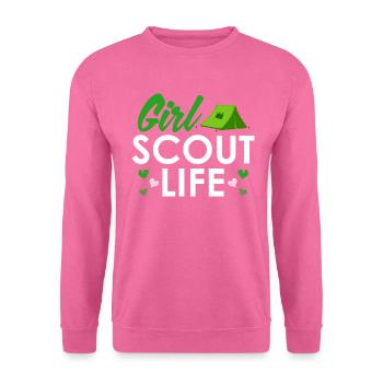 Girl Scout Life - Pfadfinderin Pfadfinderinnen - Unisex Pullover - Pink - Vorne