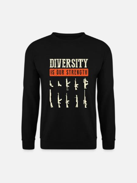 Weapon collection firearm gunsmith military - Unisex Sweatshirt - black