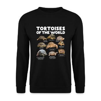 Shields of the World Save the Shields - Unisex Sweatshirt - black - Front - Alina (178cm) & Michal (187cm)