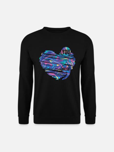 Sie sind wichtig - Unisex Pullover - Schwarz
