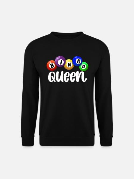 Bingo Queen Bingo Gambling Women's Bingo Player - Unisex Pullover - Schwarz