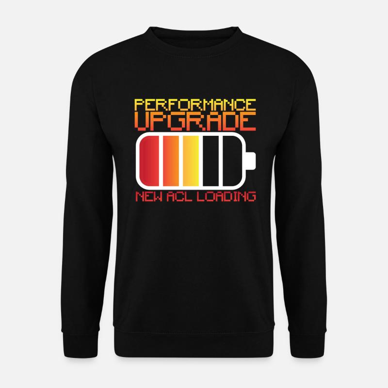 Leistungsverbesserung Neue ACL -Ladung Kniechirurg - Unisex Pullover - Schwarz