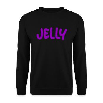 Jelly Kost�m passende PB- und J Halloween -Kost�m - Unisex Pullover - Schwarz - Vorne - Alina (178cm) & Michal (187cm)