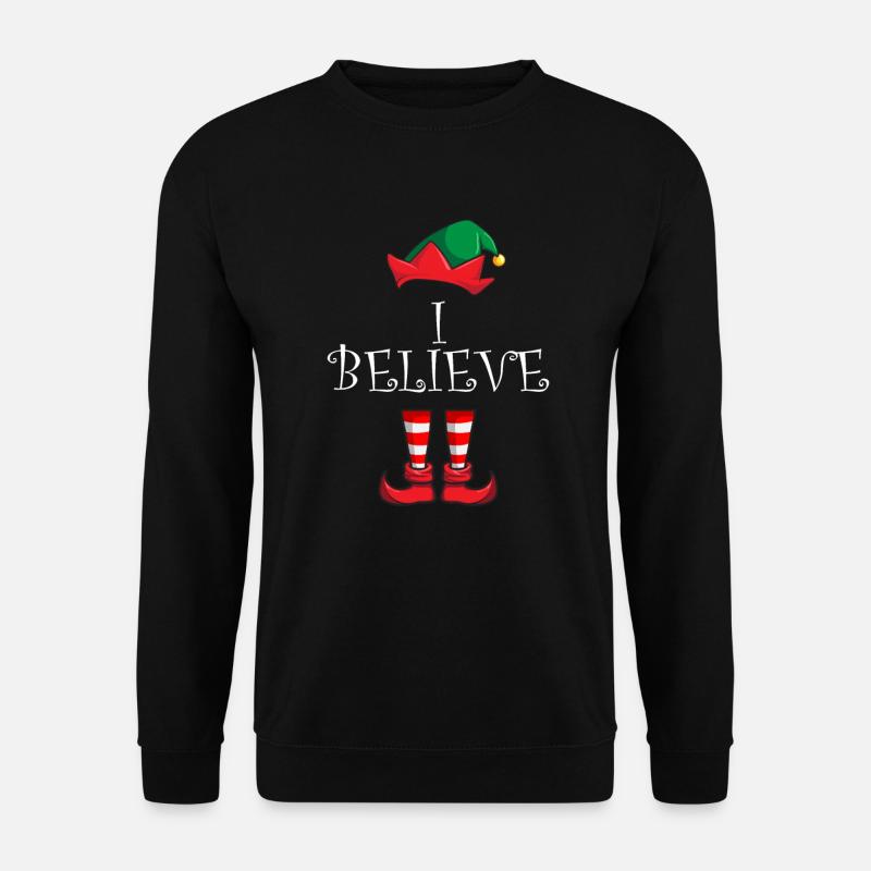 Ich glaube - Unisex Pullover - Schwarz