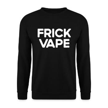 Verdammter Vape Anti Vaping No Vape FRICK VAPE - Unisex Pullover - Schwarz - Vorne - Alina (178cm) & Michal (187cm)