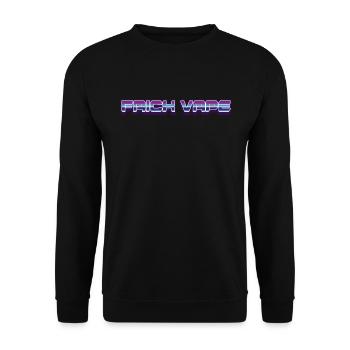 Verdammter Vape Anti Vaping No Vape FRICK VAPE - Unisex Pullover - Schwarz - Vorne - Alina (178cm) & Michal (187cm)