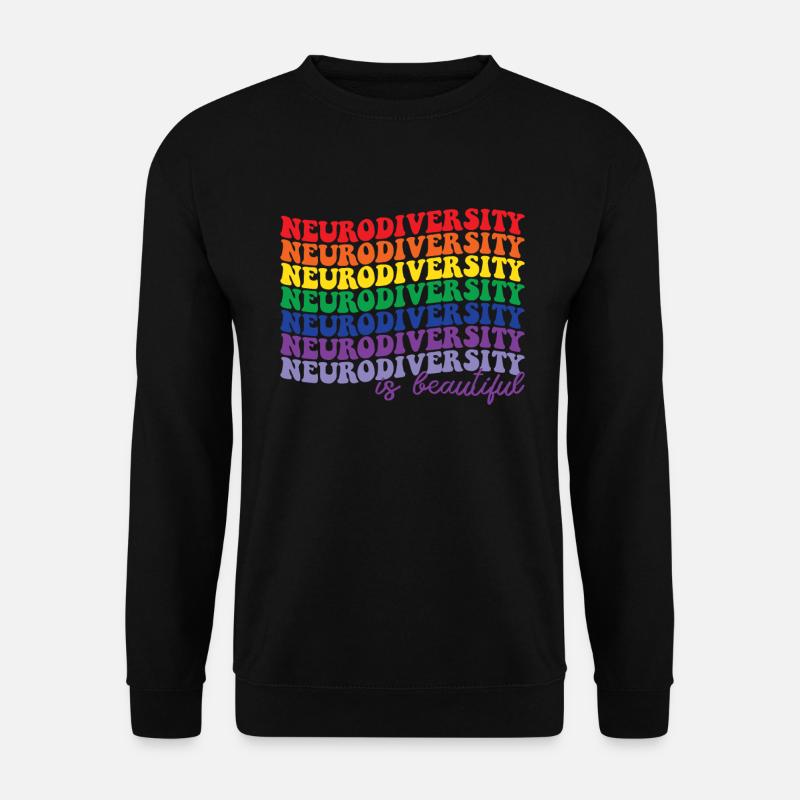Neurodiversit�t ist ein �nes Autismusbewusstsei - Unisex Pullover - Schwarz