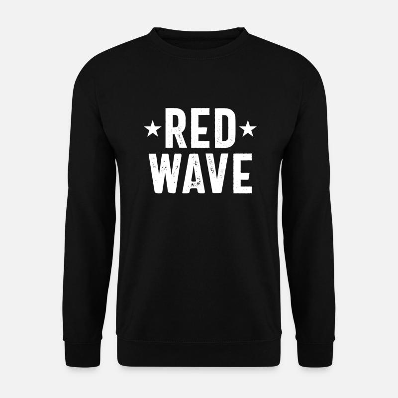Rote Welle '24 Abstimmung Republikaner 2024 GOP Re - Unisex Pullover - Schwarz