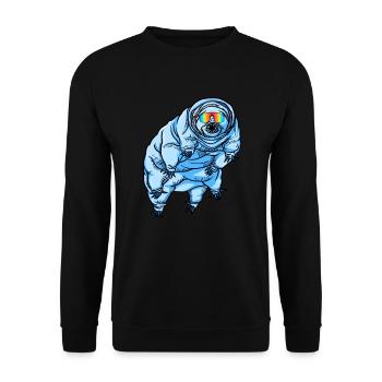 Tarderrade Water Bear Blue Redneck Targradehartes - Unisex Pullover - Schwarz - Vorne - Alina (178cm) & Michal (187cm)
