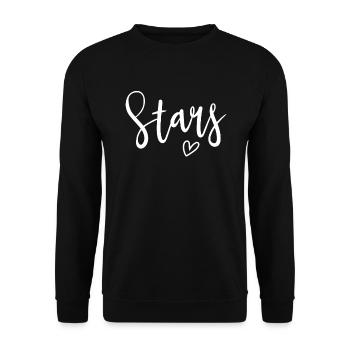 Stars High School Stars Sports Team Frauenstars - Unisex Pullover - Schwarz - Vorne - Alina (178cm) & Michal (187cm)