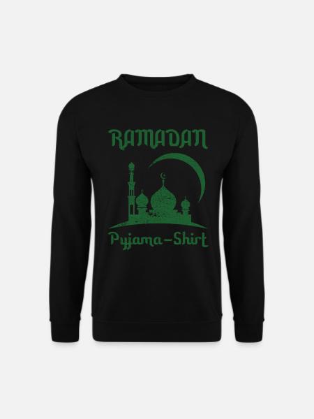 Ramadan Pyjamas Sleep Gift - Unisex Sweatshirt - black