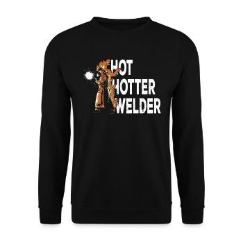 Soudeurs soudeurs - Sweat-shirt Unisexe - noir - Devant - Alina (178cm) & Michal (187cm)