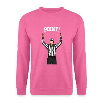 Ahnungslose Sportfan -Schiedsrichter -Schiedsricht - Unisex Pullover - Pink - Vorne