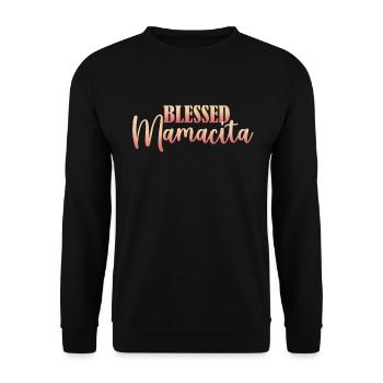 Gesegnete Mamacita mexikanische Frauen Mamacita - Unisex Pullover - Schwarz - Vorne - Alina (178cm) & Michal (187cm)